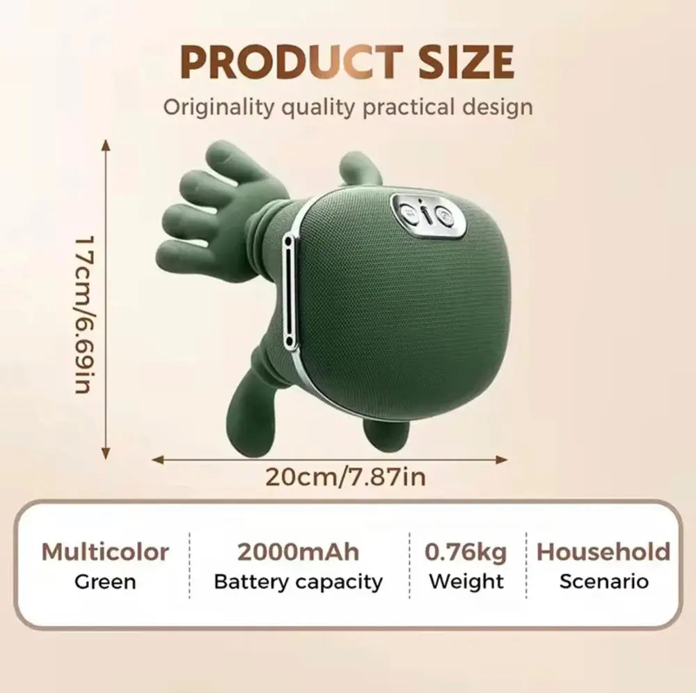 Heated Pillow Neck And Back Massager